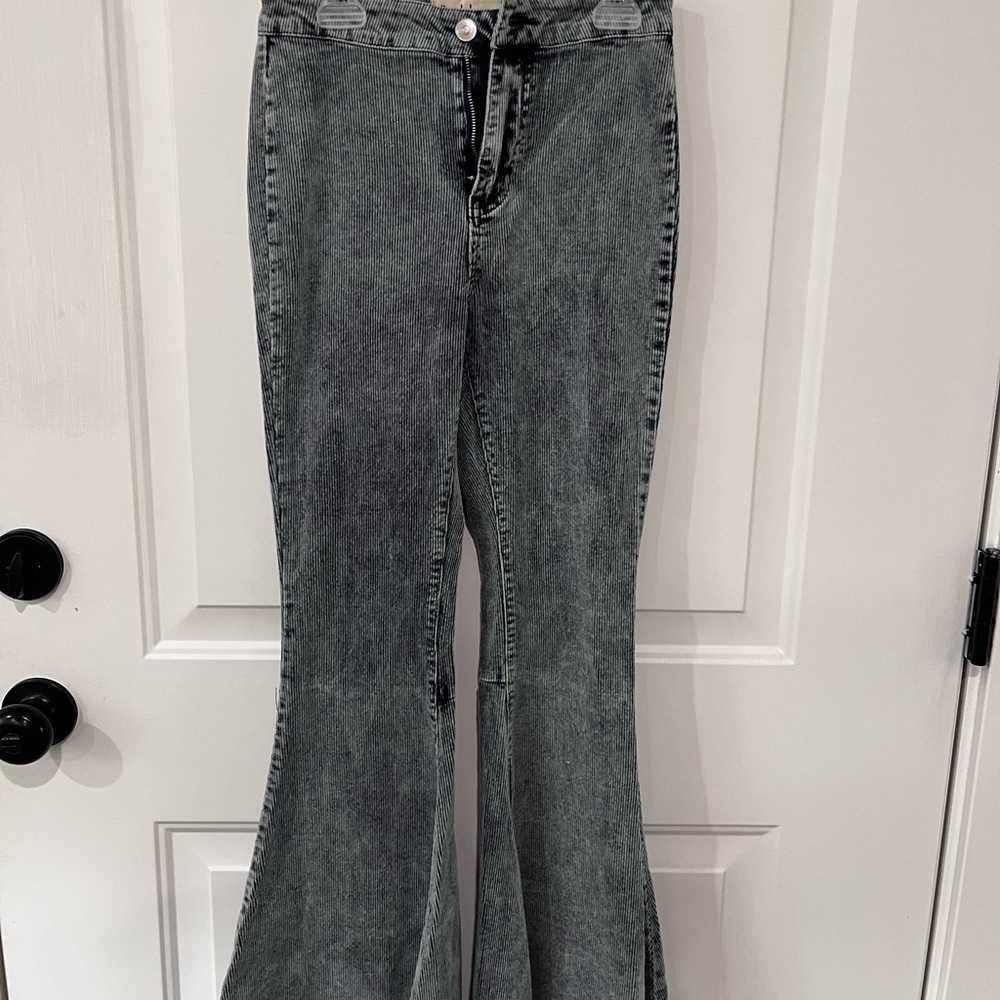 Peach Love California Striped Denim Jeans